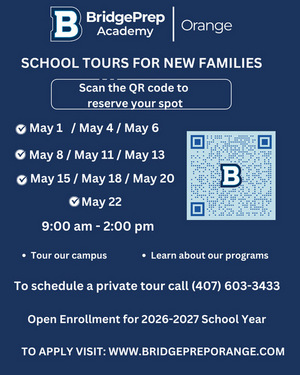 ⭐School Tours for New Families /  ⭐Visitas Escolares para Familias Nuevas